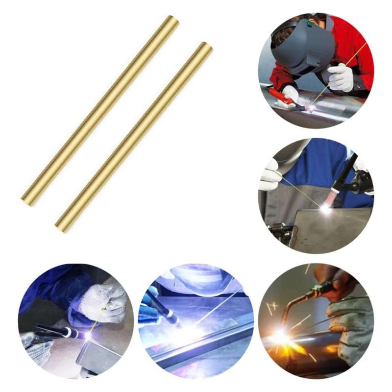 PGCOKO 2PCS 1/2 inch Solid Round Brass Rod Lathe Bar Stock Kit for DIY Craft Tool, 12.5mm / 1/2 inch in Diameter 4 inch in Length - Image 4